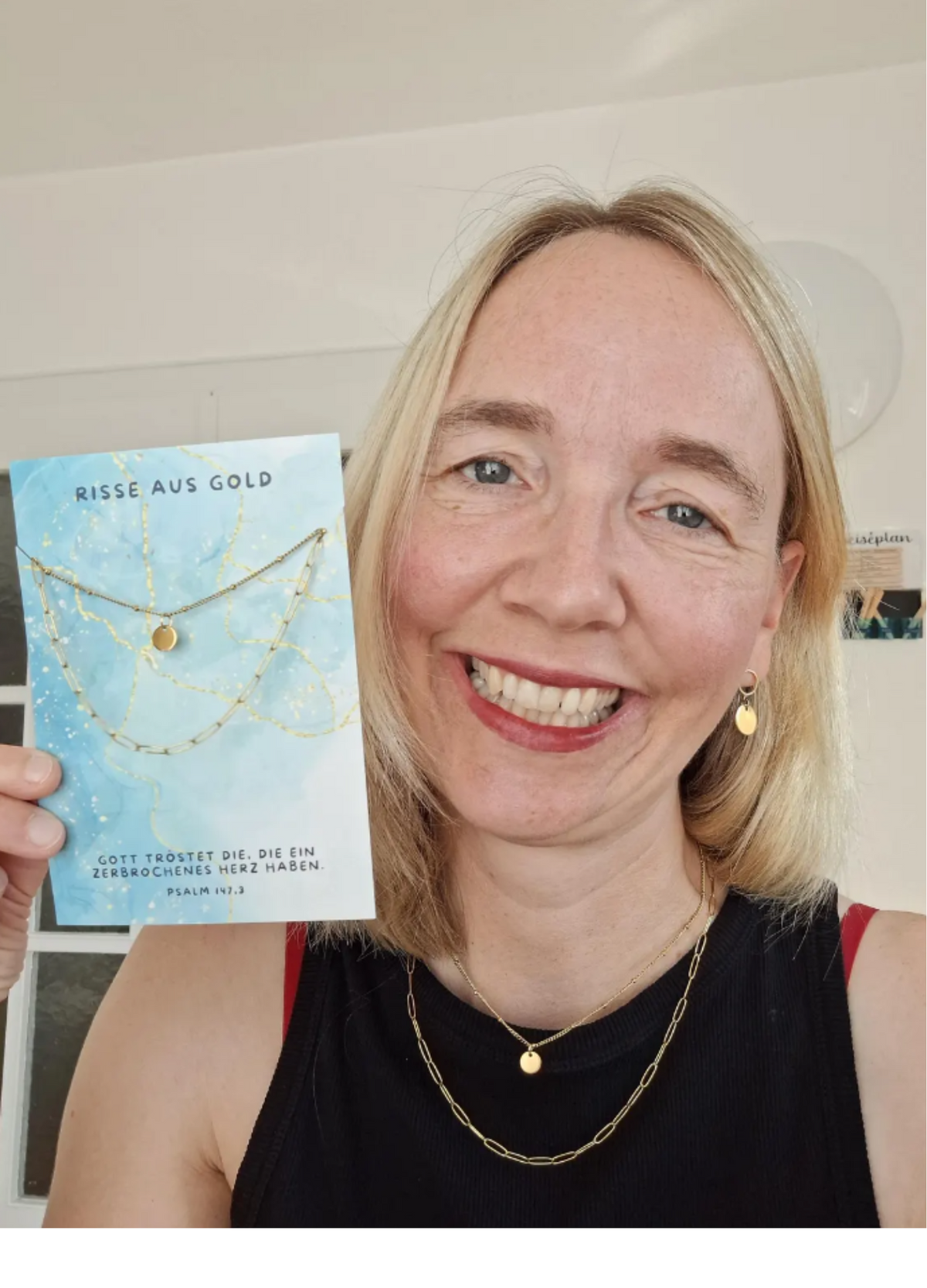 Schmuck: Halskette mit Karte - RISSE
