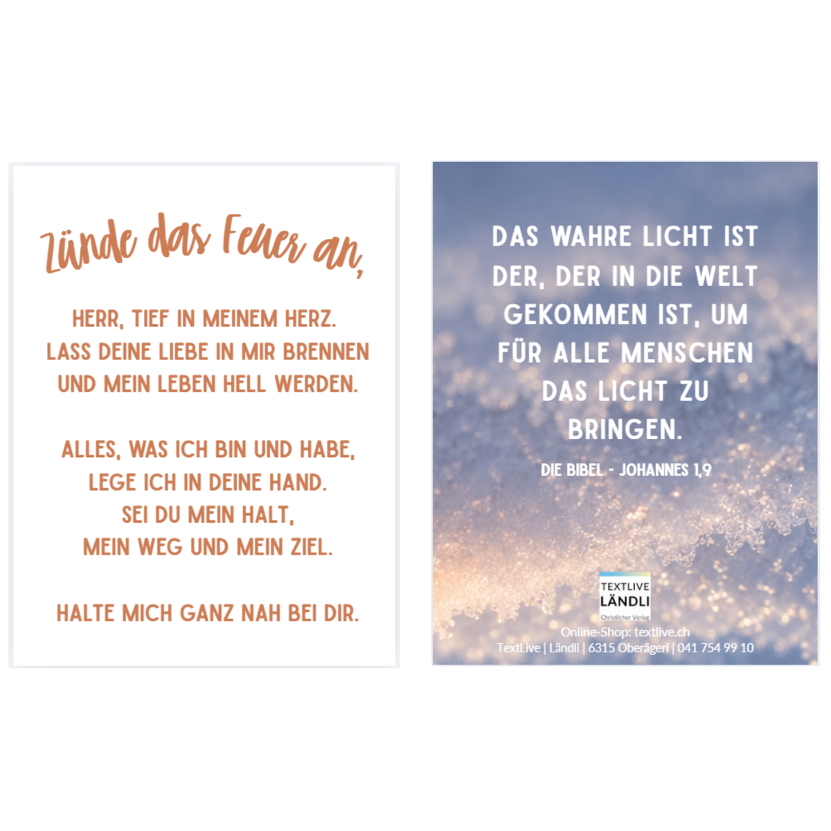 Streichholz-Briefchen - Ein Licht für dich