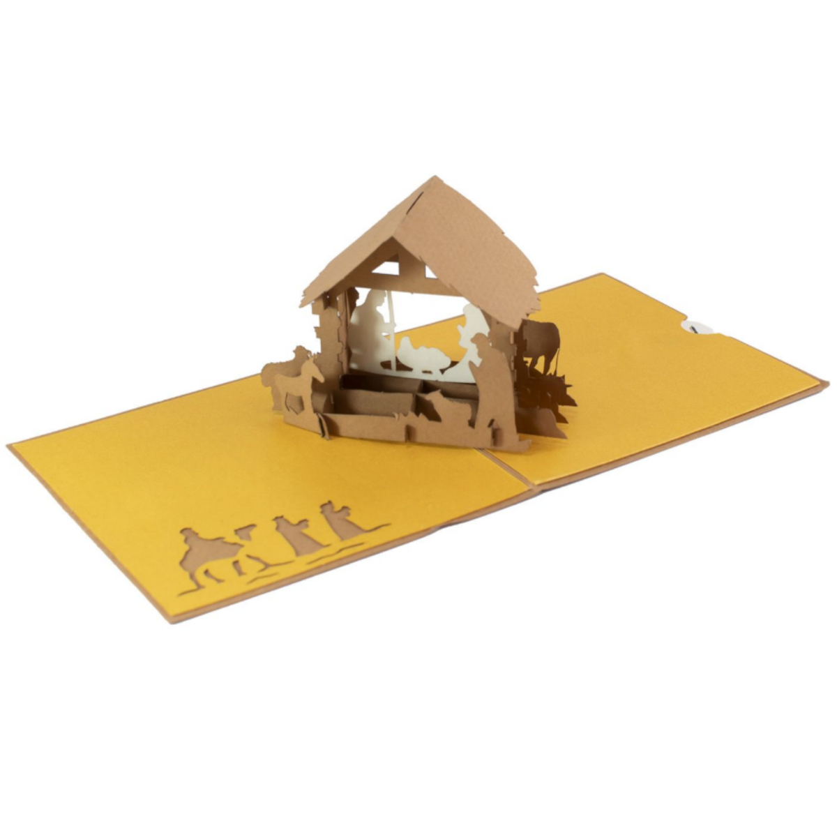 3D Pop-up Karte Mini - Krippe