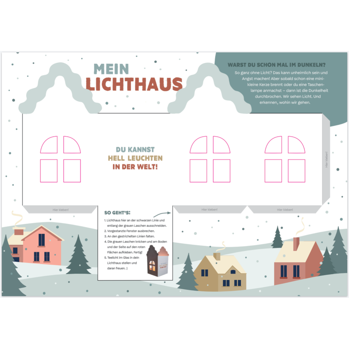 Mein Lichthaus - "Laterne" - Du kannst hell leuchten in der Welt!