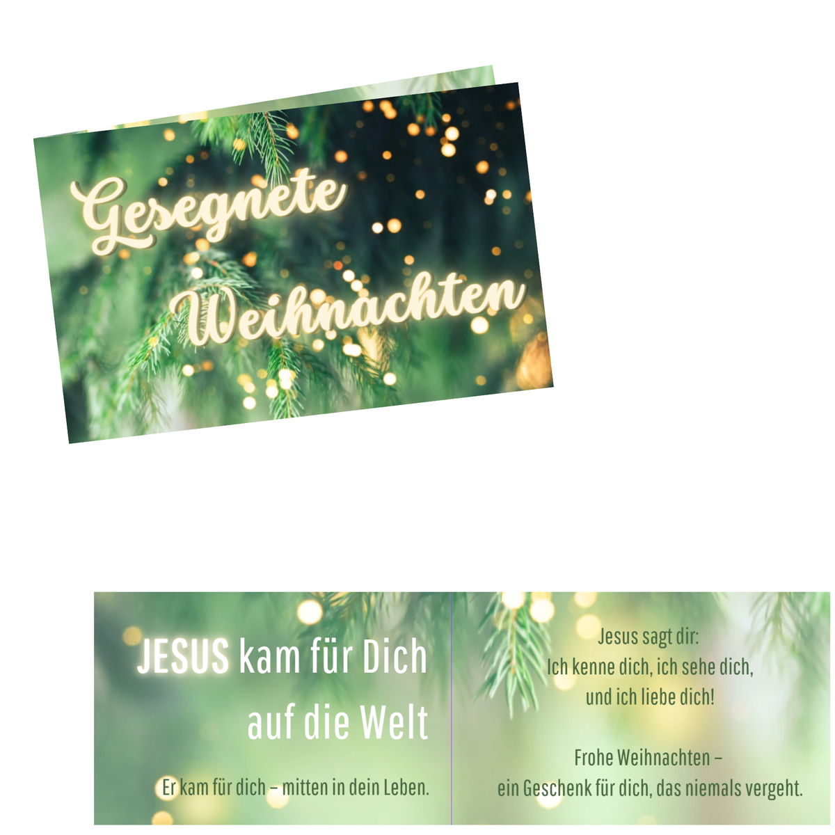 Advents- und Weihnachtssäckli 'Jesus kam für dich' - mit Giotto Schokolade