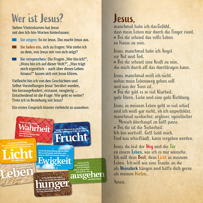 Broschüre A6/5 - 'Darf ich vorstellen? Jesus Christus'