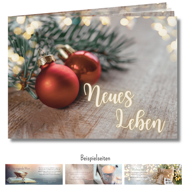 Advents- und Weihnachtsbroschüre 'Neues Leben'