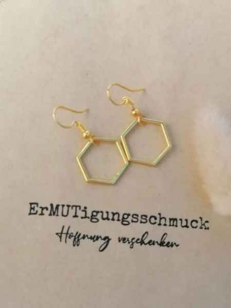 Schmuck: Ohrringe - vergoldet