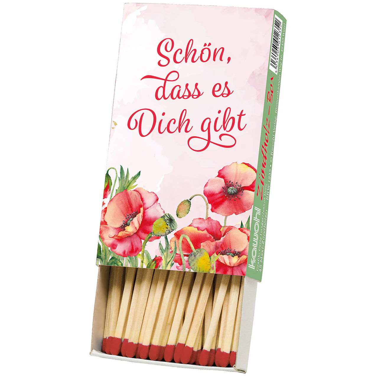 Zündholzbox - Schön, dass es Dich gibt
