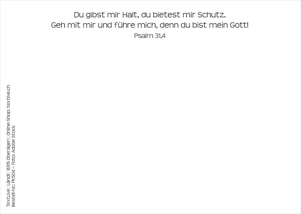 Postkarte 'Gott sei mit dir'