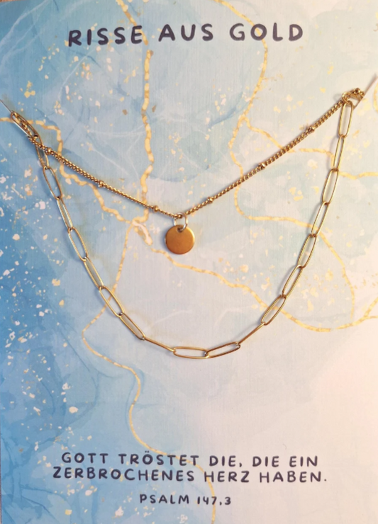 Schmuck: Halskette mit Karte - RISSE