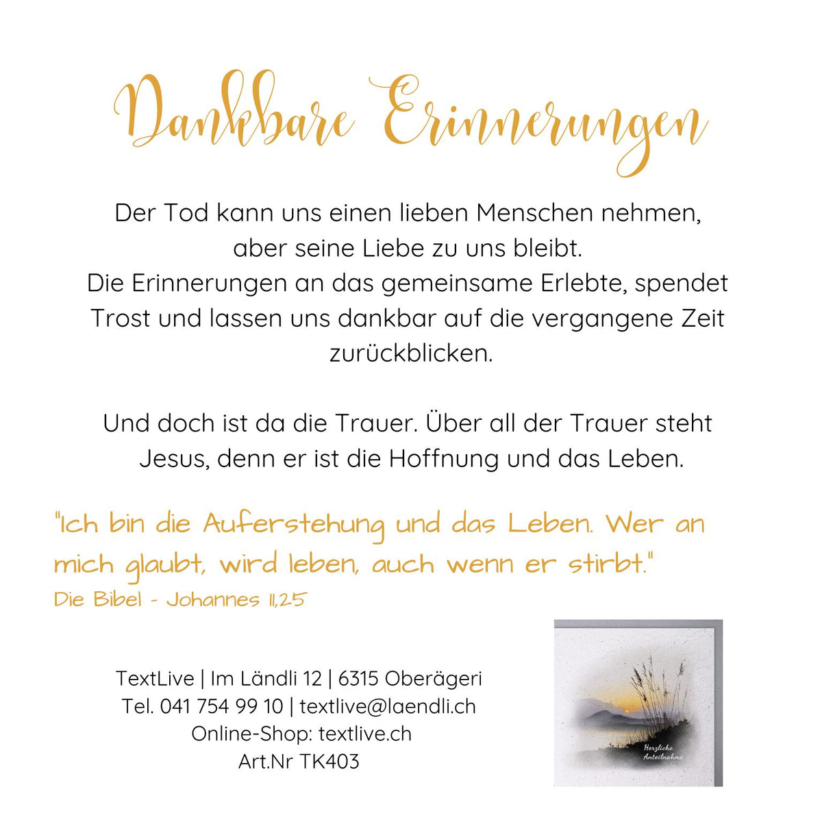 Handmade Paper-Karte - Herzliche Anteilnahme