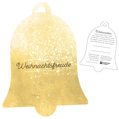 Karte mit Schlitz - Weihnachtsfreude