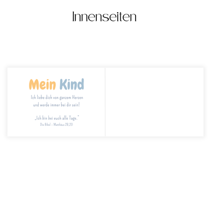 Grusskärtchen - Love you - Jesus