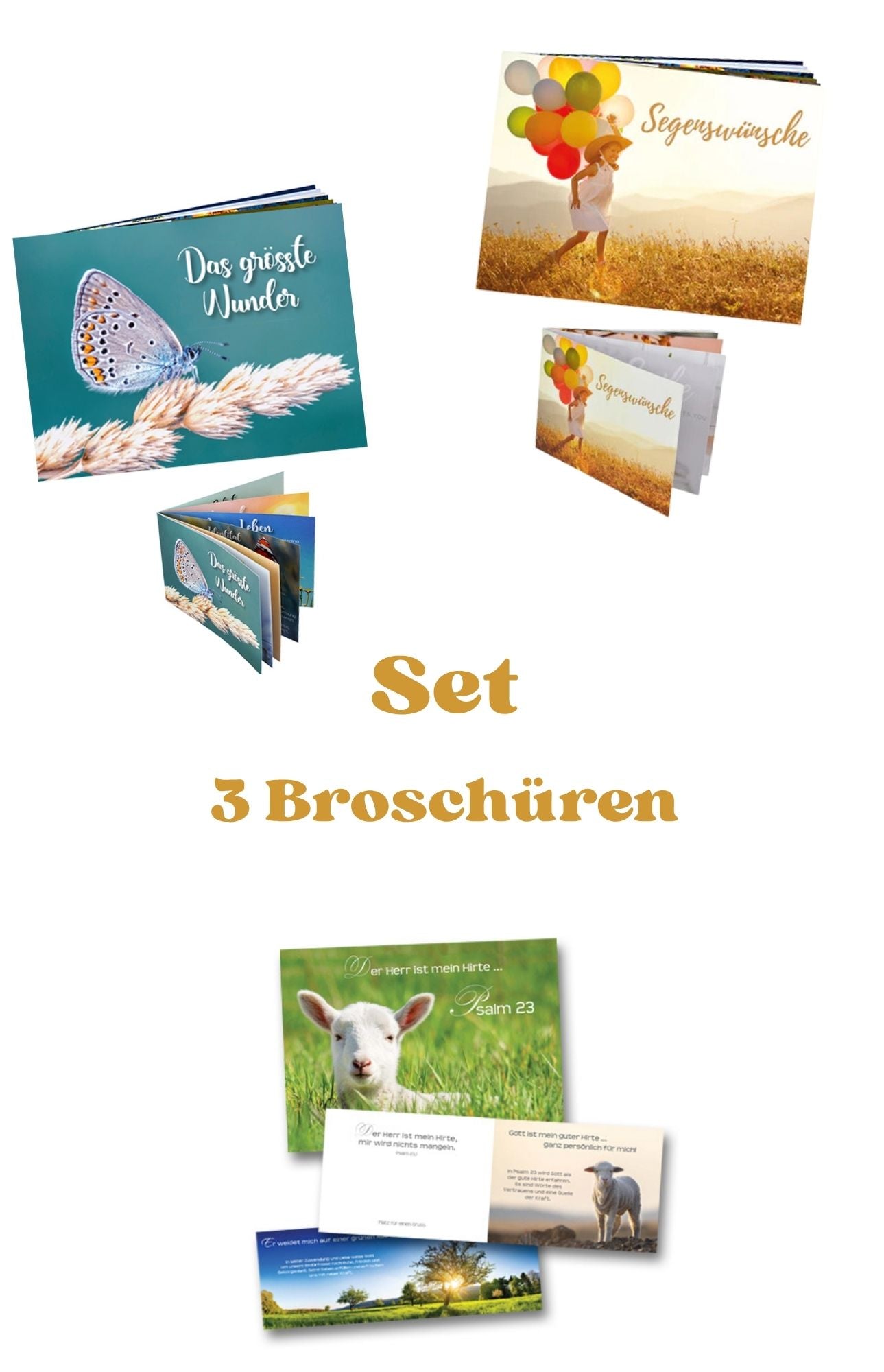 Set 3 Broschüren