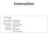 Doppelkarte - Sei gesegnet