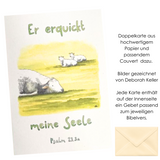 Doppelkarten Psalm 23 - 5er SET - Sabine Herold