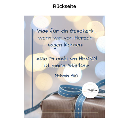 Streichholz-Briefchen 'Das beste Geschenk'