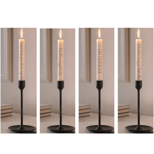 Kerzen-Set 4 verschiedene Kerzen
