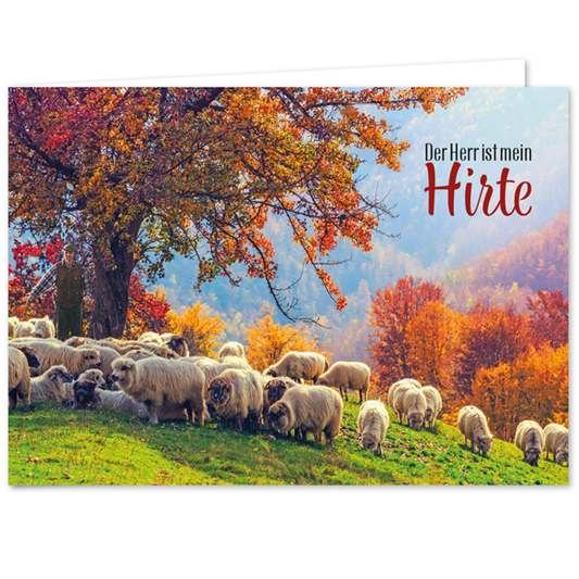 Doppelkarte - Der Herr ist mein Hirte