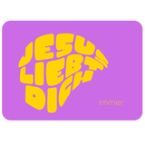 Postkarte - "JESUS LIEBT DICH immer " - edler SoftTouch-Effekt (samtweich)