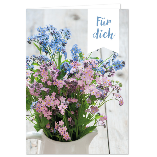 Doppelkarte - Für dich