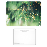 Postkarte - Friedenslicht - edler SoftTouch-Effekt (samtweich)