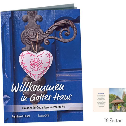 Broschüre - Grussheft "Willkommen in Gottes Haus"