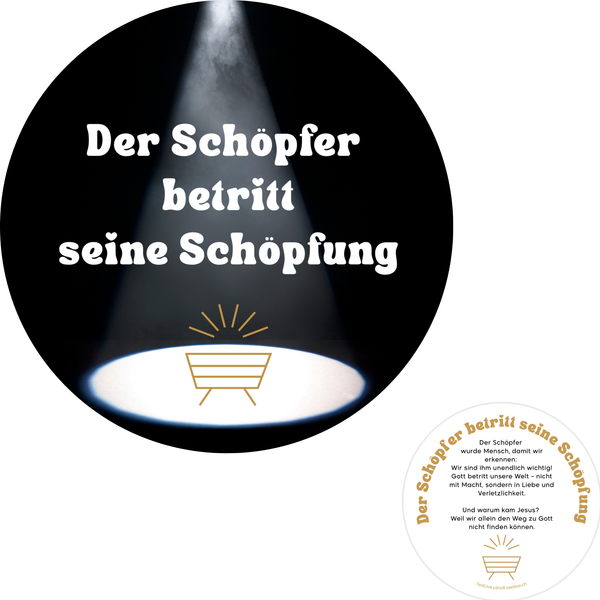 Runde Karte - Der Schöpfer