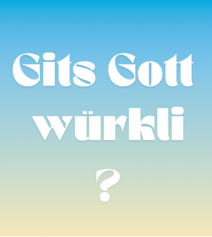 Zuckertütchen -  Gits Gott würkli? Frögen doch selber