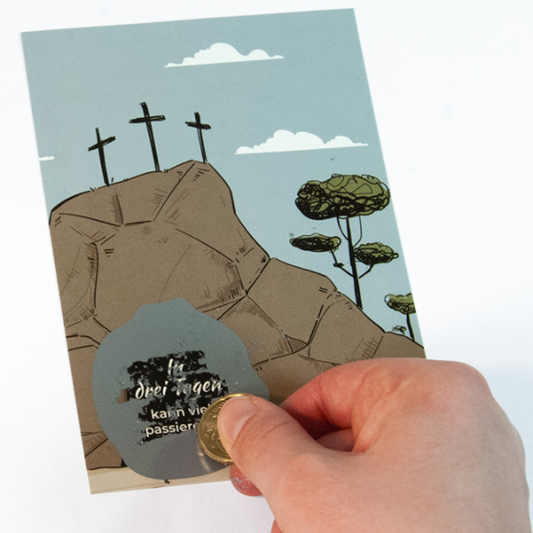 Osterkarte zum Frei-Rubbeln