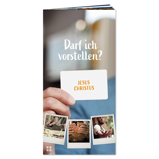 Broschüre A6/5 - 'Darf ich vorstellen?  Jesus Christus'