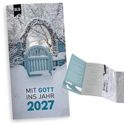 Silvesterkarte mit Gedanken zur Jahreslosung 2027