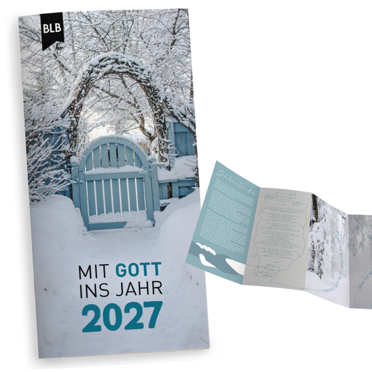 Silvesterkarte mit Gedanken zur Jahreslosung 2027