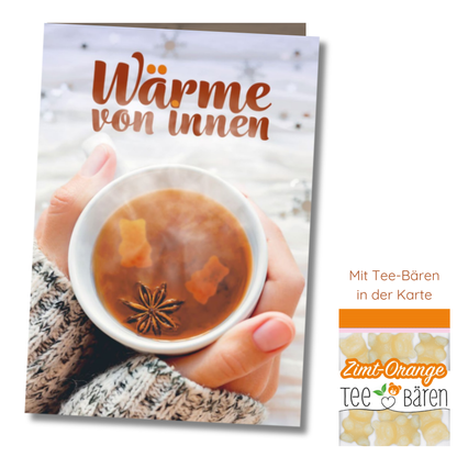 Teekarte - Wärme von Innen