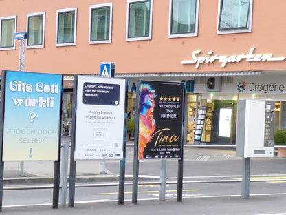 Christliches Strassenplakat - Dein Beitrag - Gits Gott würkli?