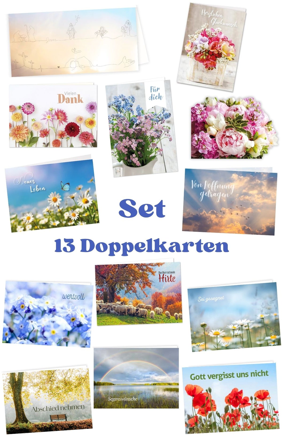 Set 13 Doppelkarten