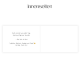 Grusskärtchen - Hipp Hipp Hurra