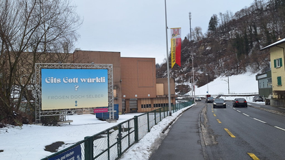 Christliches Strassenplakat - Dein Beitrag - Gits Gott würkli?