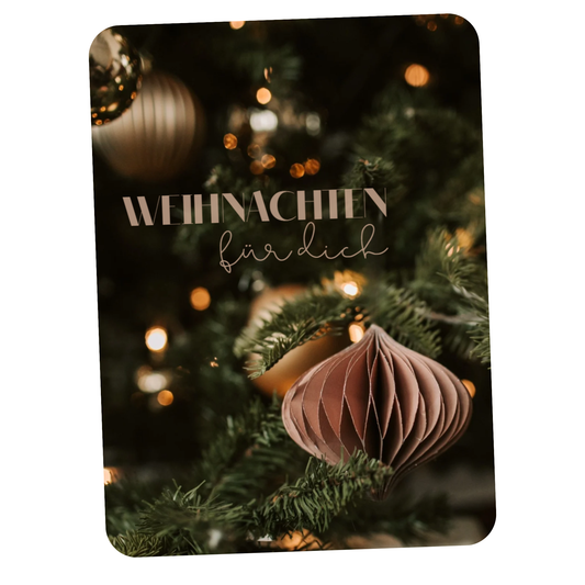 Postkarte - Weihnachten für dich