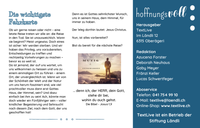 Broschüre "hoffnungsvoll" - Bereit für die nächste Reise?