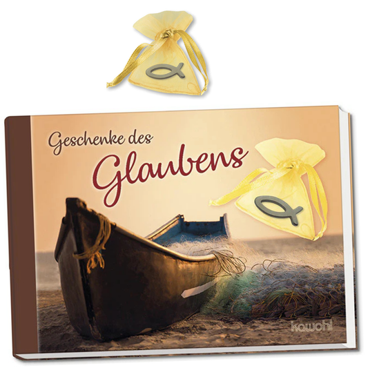 Bildband Buch - Geschenke des Glaubens - mit Fisch