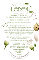 Karte neues Leben passend zu Ostern