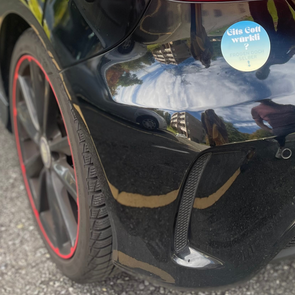 Auto-Aufkleber - Gits Gott würkli? Frögen doch selber