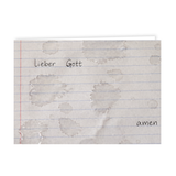Grusskärtchen - Tränen - Lieber Gott ... amen