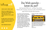 Broschüre "hoffnungsvoll" - Sprich, hier hört dir jemand zu!
