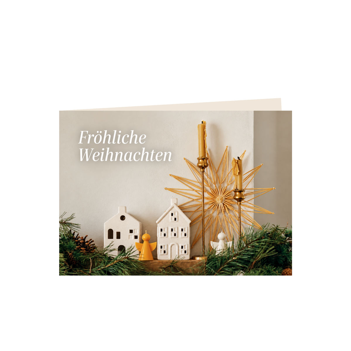 Grusskärtchen A7 - Fröhliche Weihnachten