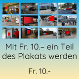 Strassenplakat - Dein Beitrag 10.- Gits Gott würkli? Frögen doch selber