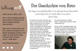 Broschüre "hoffnungsvoll" - Sackgasse - Die Geschichte von Reto Siegrist
