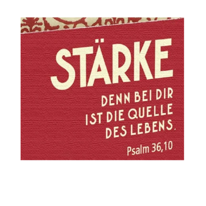 Schafmilchseife - Granatapfel "Stärke" mit Psalm 36.10