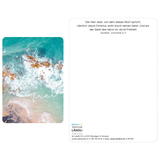 Postkarte - "frei" - edler SoftTouch-Effekt (samtweich)