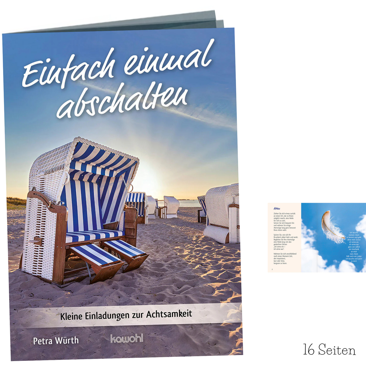 Broschüre - Grussheft "Einfach einmal abschalten"