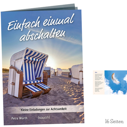 Broschüre - Grussheft "Einfach einmal abschalten"
