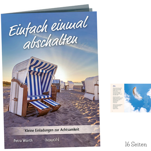 Broschüre - Grussheft "Einfach einmal abschalten"